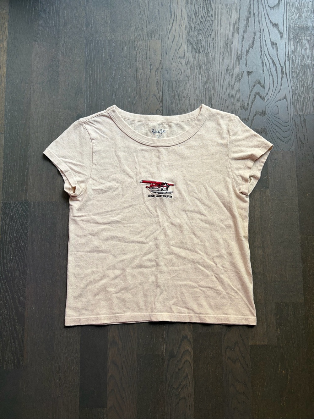 RARE Brandy Melville John Galt como lake tour shirt